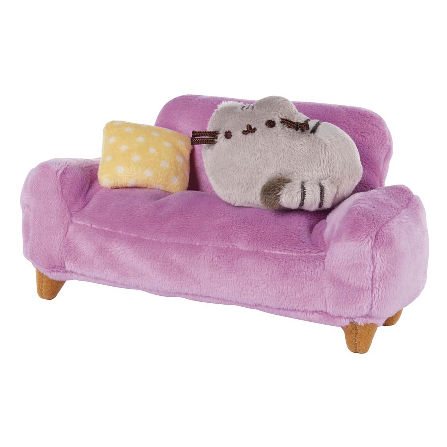 Pusheen At Home With Pink Couch Collector Set Of 2