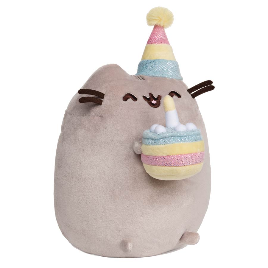 Pusheen Birthday Cake 9.5-Inch Plush