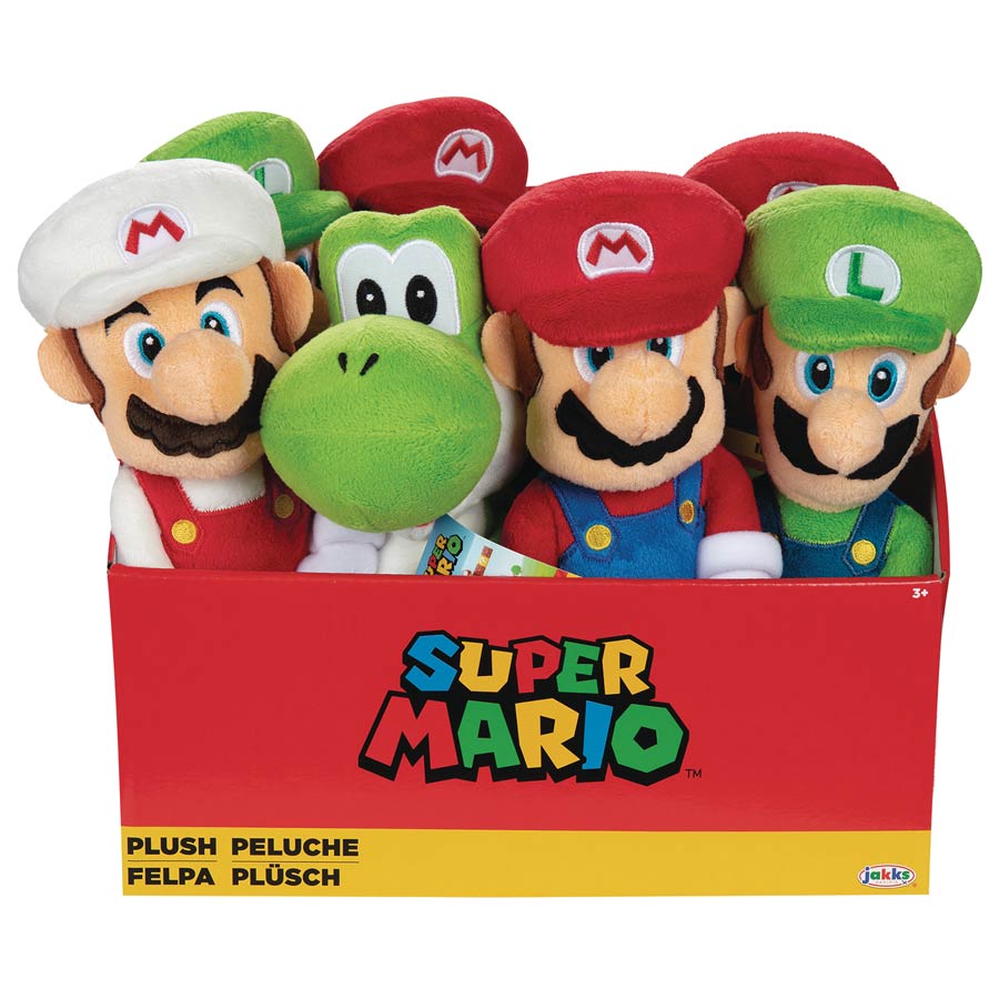 Super Mario Plush Wave 1 Assortment Case
