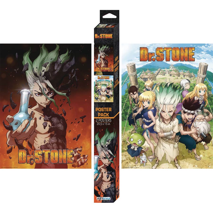 Dr STONE Boxed 2-Piece Poster Set