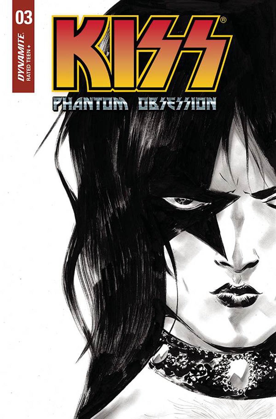 KISS Phantom Obsession #3 Cover F Incentive Jae Lee Black & White Line Art Cover