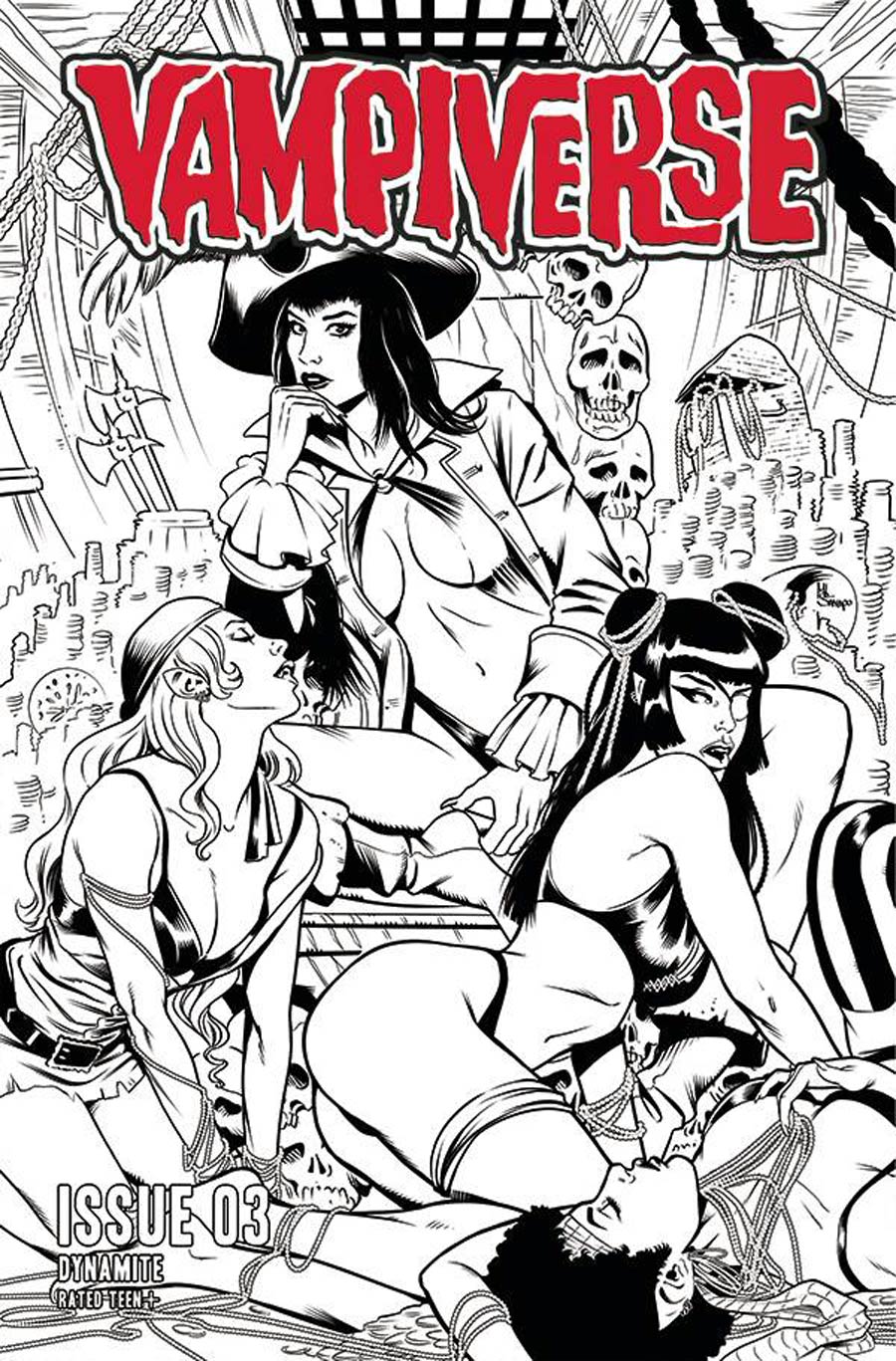 Vampiverse #3 Cover I Incentive Maria Laura Sanapo Line Art Cover