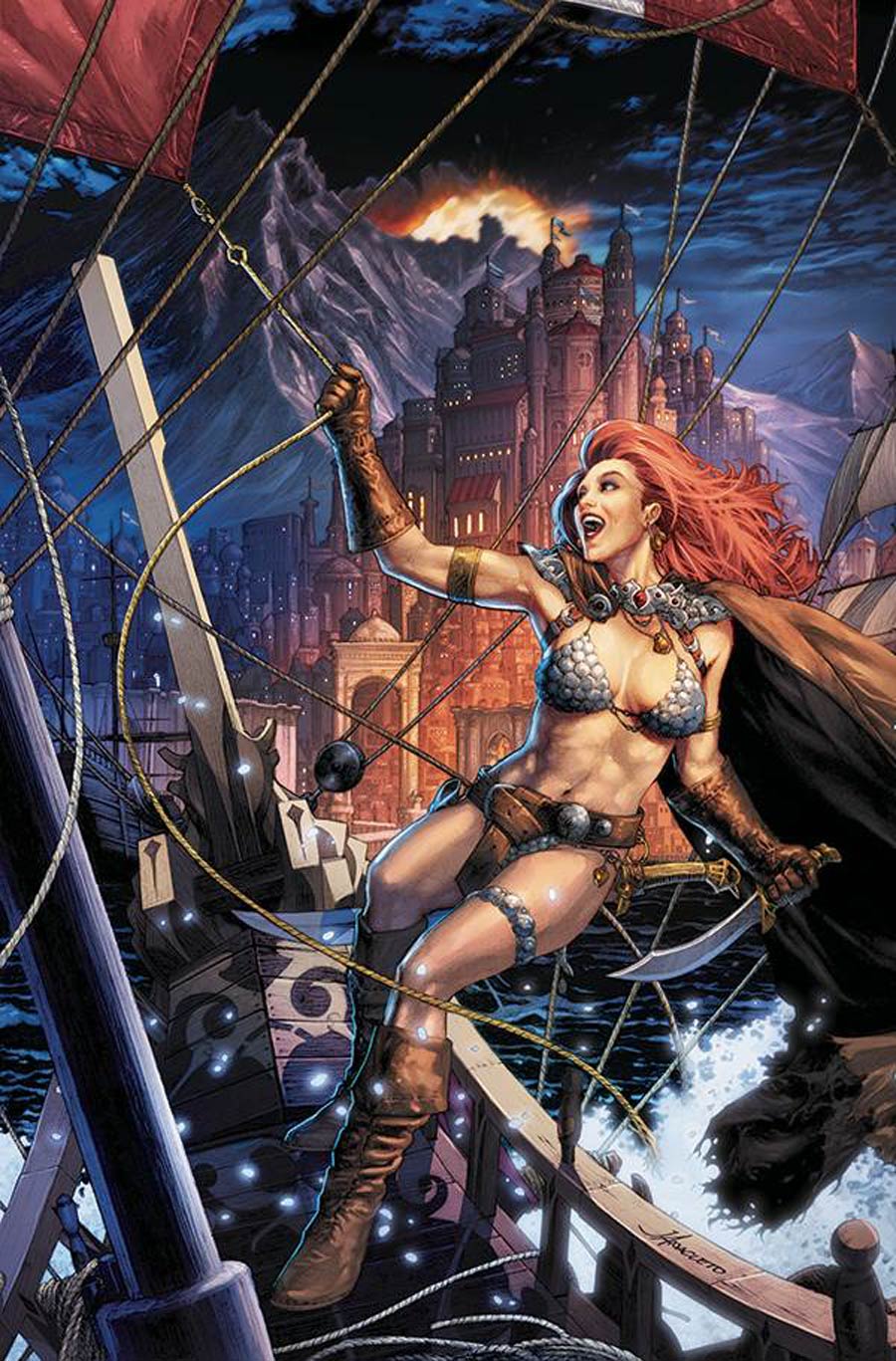 Red Sonja Vol 9 #3 Cover J Limited Edition Jay Anacleto Virgin Cover