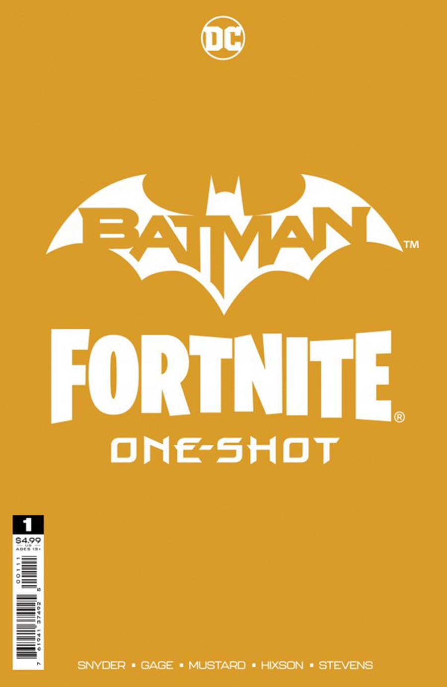 Batman Fortnite Foundation #1 (One Shot) Cover E DF Gold Signature Series Signed By Scott Snyder