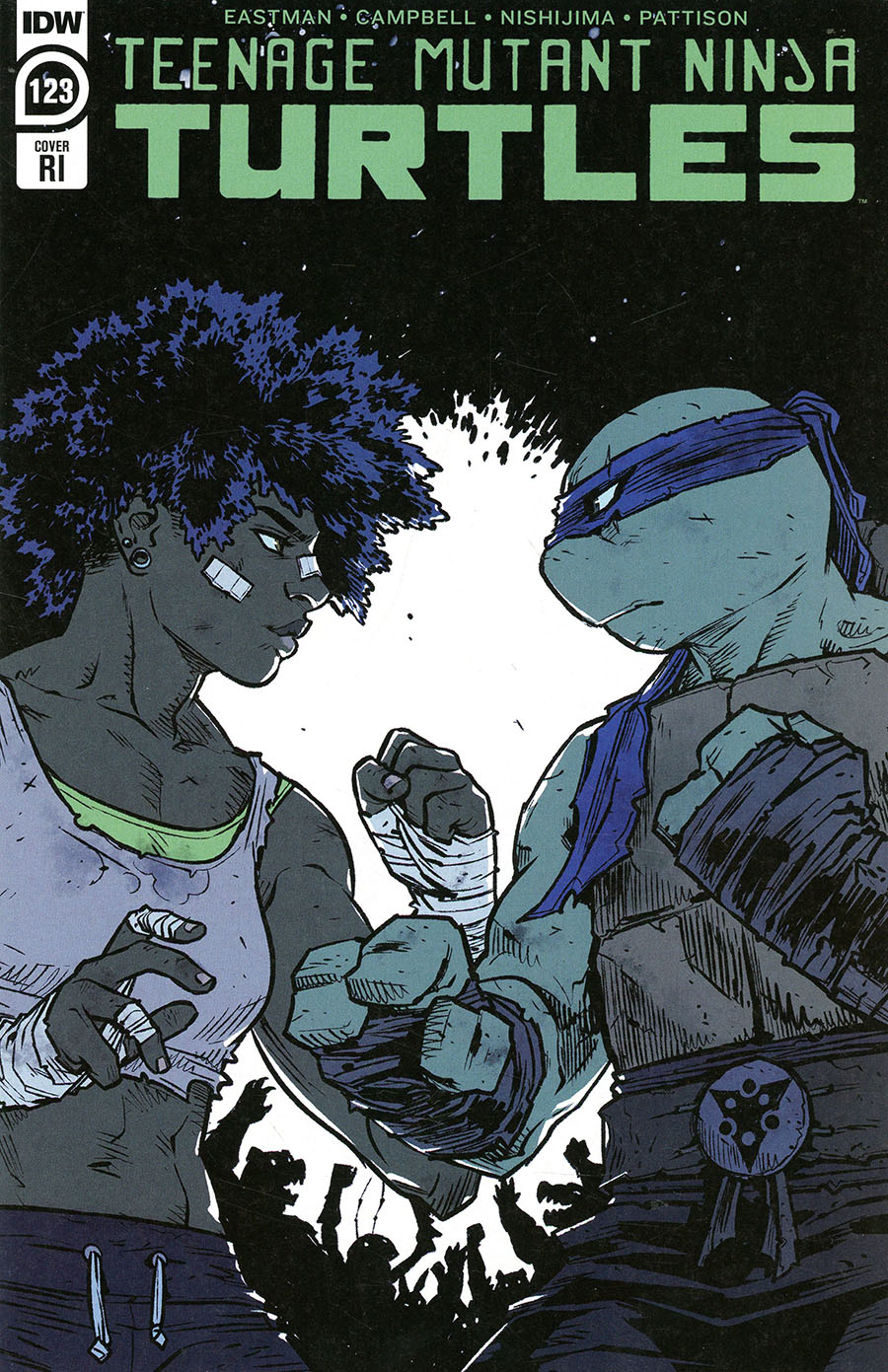 Teenage Mutant Ninja Turtles Vol 5 #123 Cover C Incentive Sophie Campbell Variant Cover