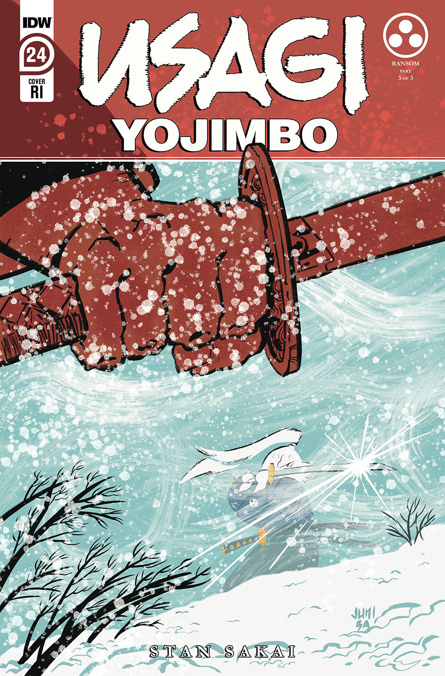 Usagi Yojimbo Vol 4 #24 Cover B Incentive Juni Ba Variant Cover