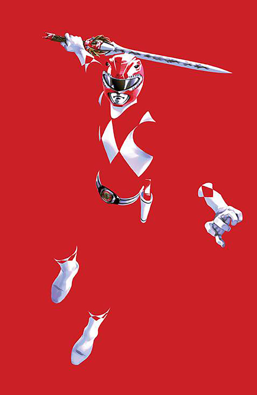 Power Rangers Universe #1 Cover D Incentive Goni Montes Negative Space Virgin Variant Cover