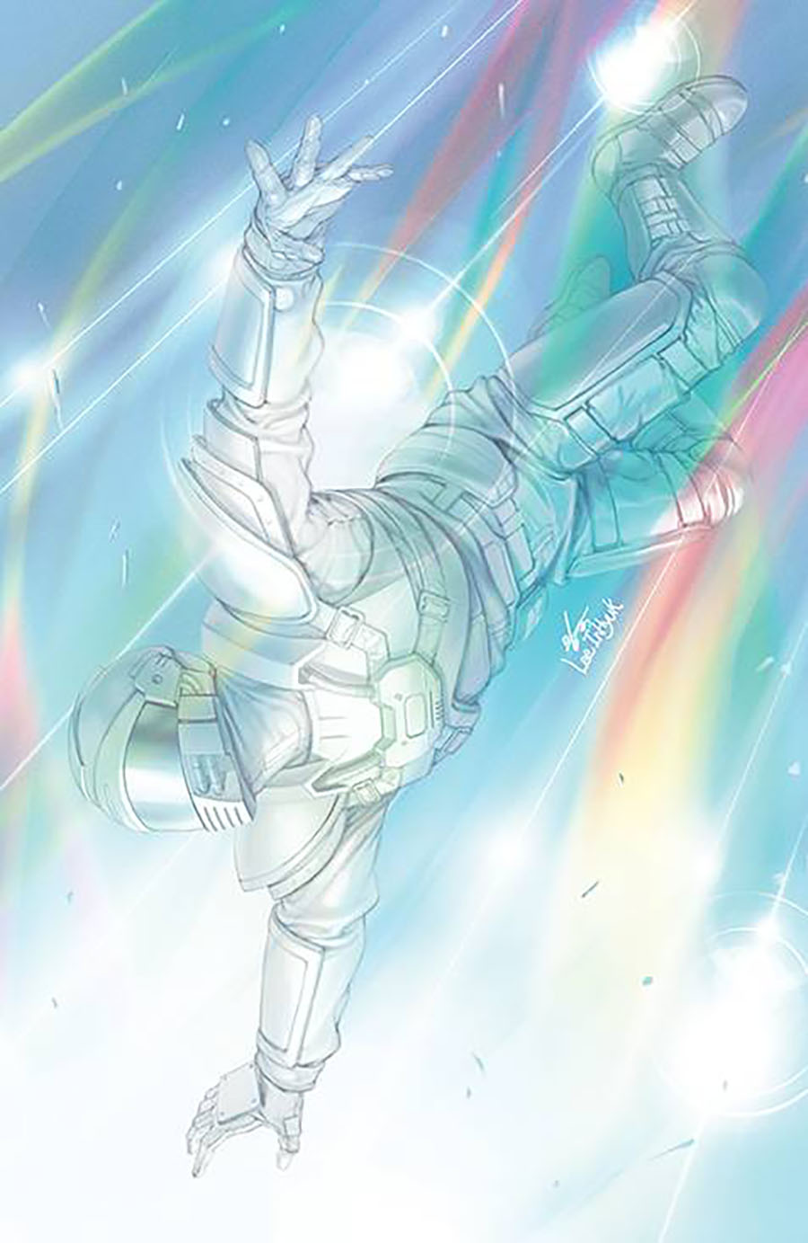 Power Rangers Universe #1 Cover E Incentive Inhyuk Lee Virgin Variant Cover