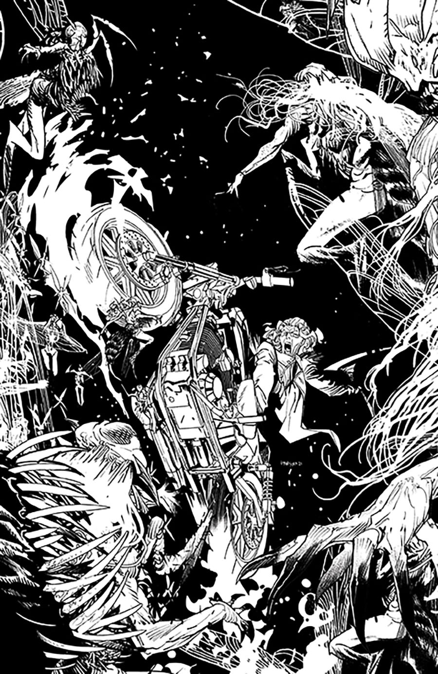 Once & Future #22 Cover B Incentive Dan Mora Black & White Virgin Cover