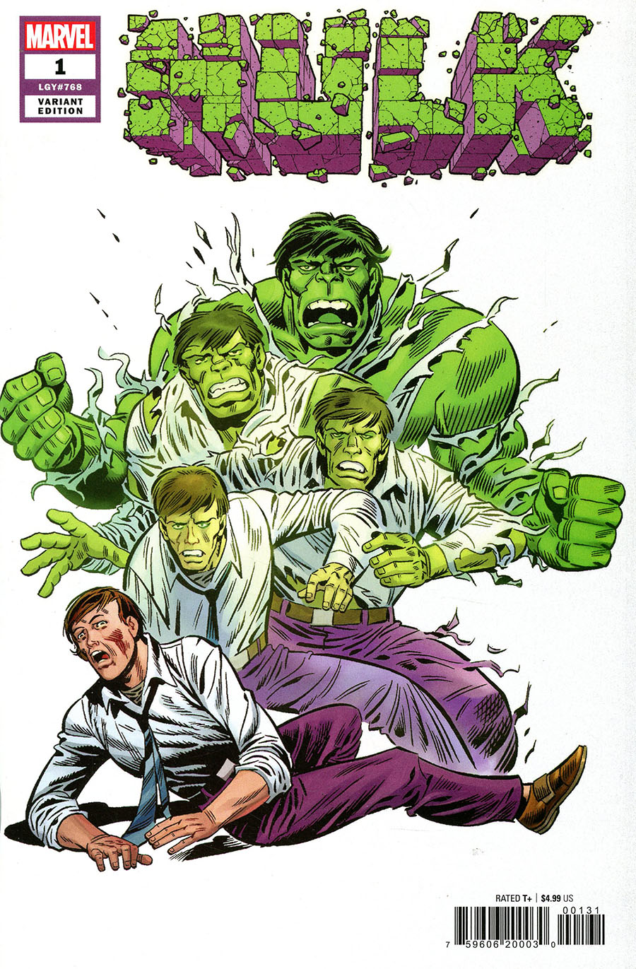 Hulk Vol 5 #1 Cover J Incentive Herb Trimpe Hidden Gem Variant Cover
