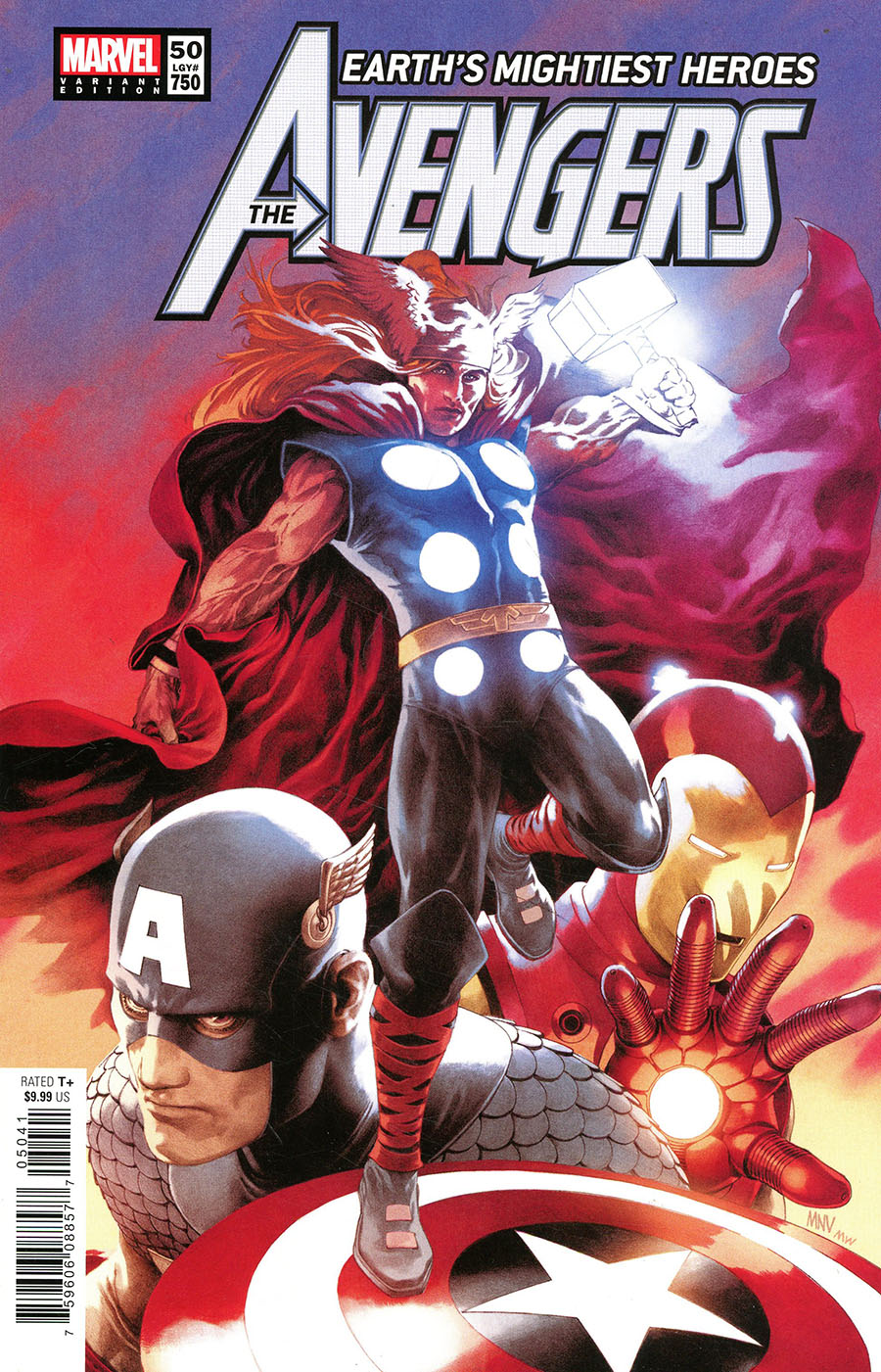 Avengers Vol 7 #50 Cover J Incentive Steve McNiven Variant Cover (#750)