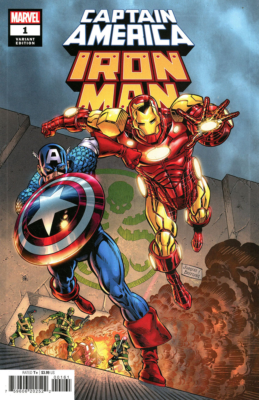 Captain America Iron Man #1 Cover E Incentive Dan Jurgens Variant Cover