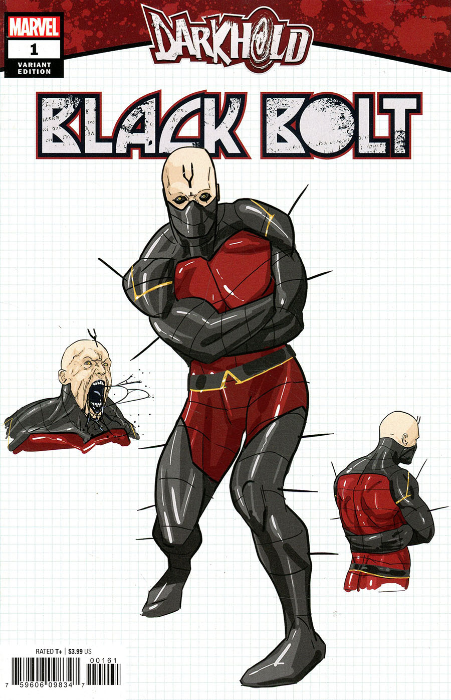 Darkhold Black Bolt #1 (One Shot) Cover C Incentive Cian Tormey Design Variant Cover