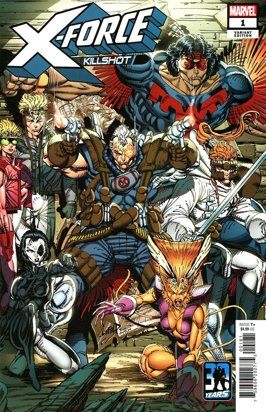 X-Force Killshot Anniversary Special #1 (One Shot) Cover L Incentive Rob Liefeld Hidden Gem Variant Cover