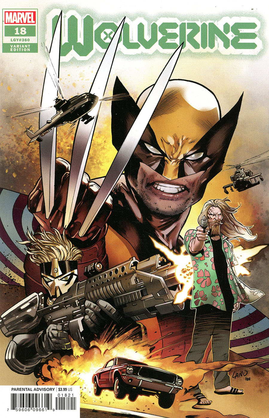 Wolverine Vol 7 #18 Cover C Incentive Greg Land Variant Cover