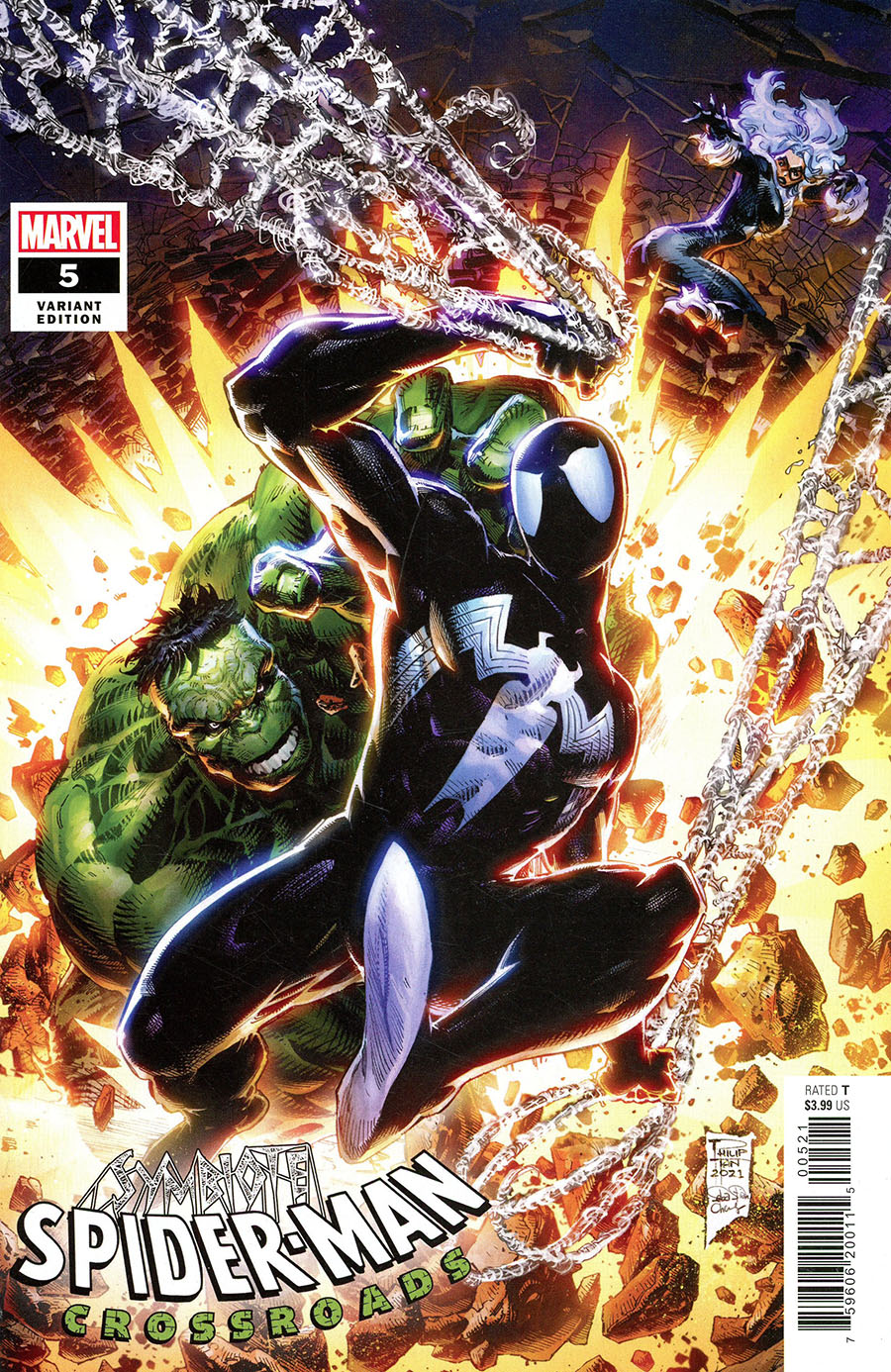 Symbiote Spider-Man Crossroads #5 Cover B Incentive Philip Tan Variant Cover
