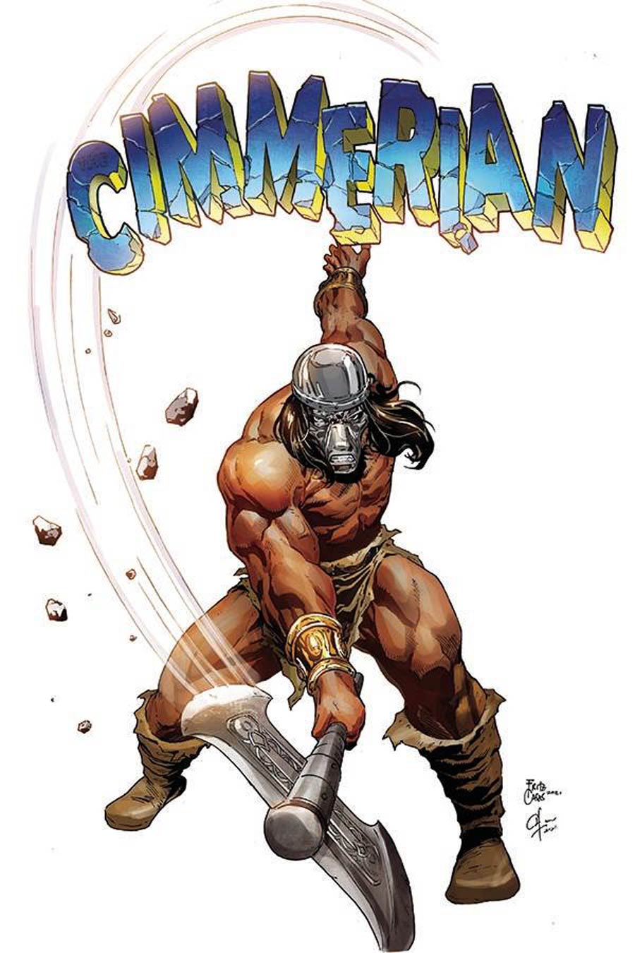 Cimmerian Beyond The Black River #2 Cover G Incentive Fritz Casas Thor 337 Parody Virgin Cover