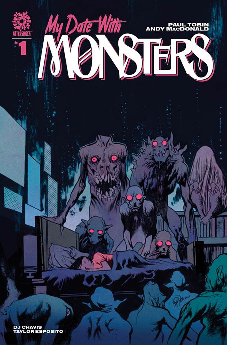 My Date With Monsters #1 Cover B Incentive James Harren Variant Cover
