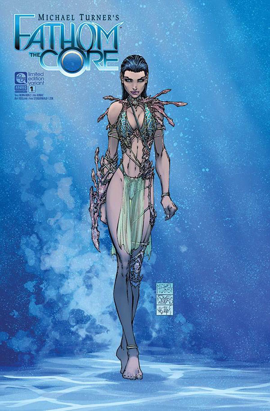 Fathom The Core #1 Cover C Limited Edition Michael Turner Joe Weems V & Peter Steigerwald Variant Cover
