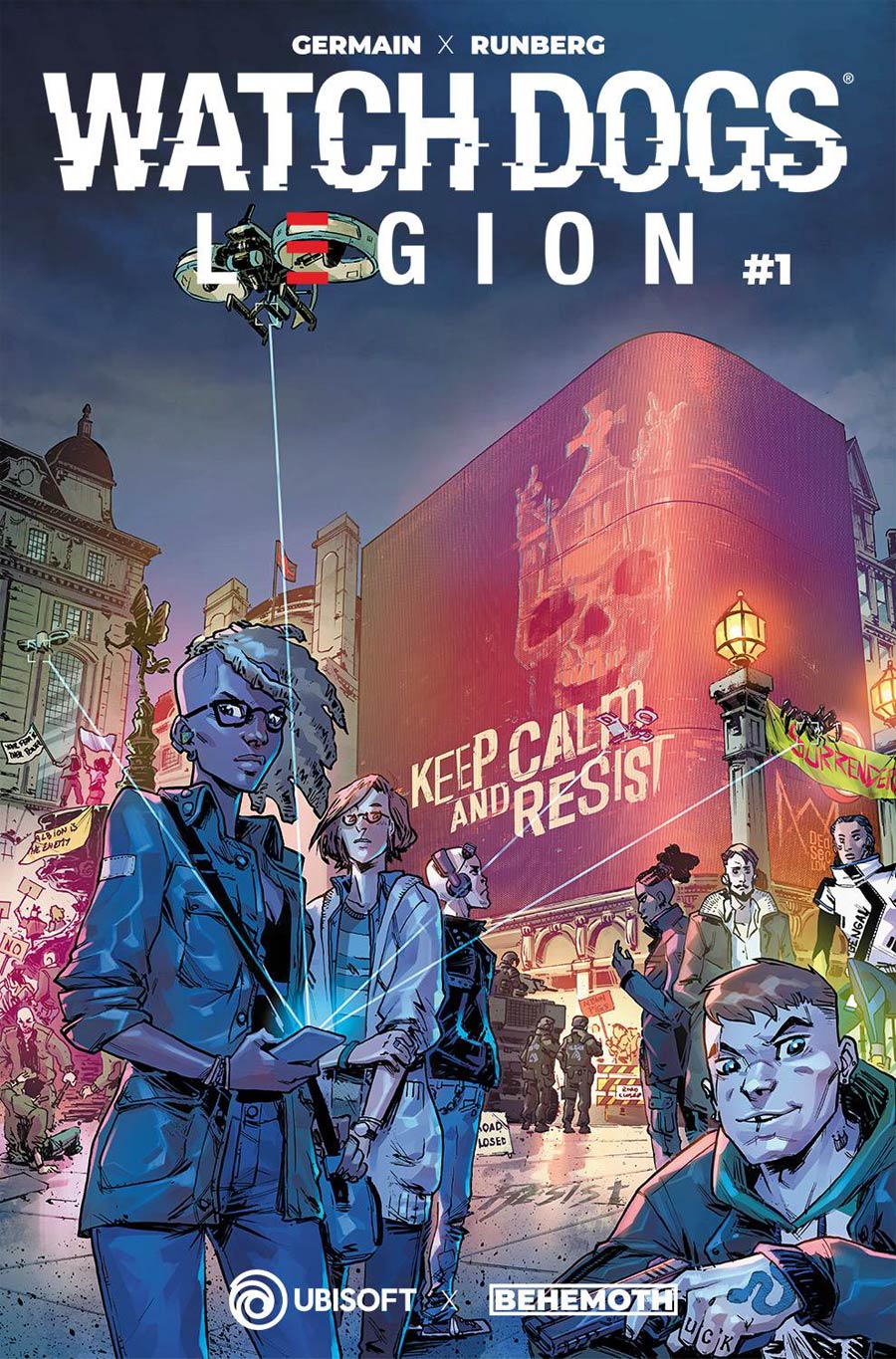 Watch Dogs Legion #1 Cover D Incentive Gabriel Germain Variant Cover