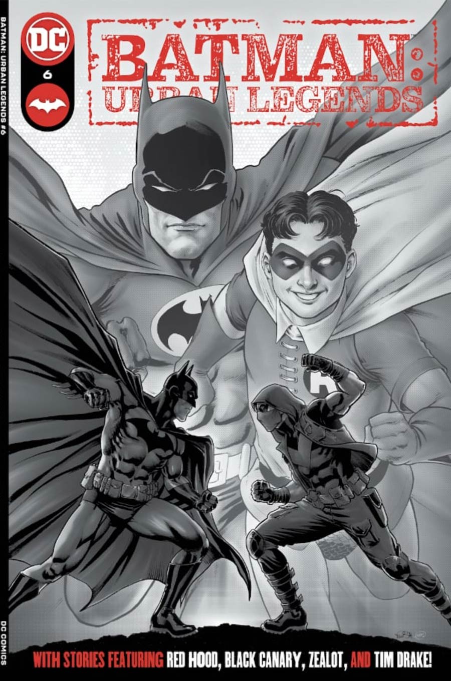 Batman Urban Legends #6 Cover D 2nd Ptg Nicola Scott Black & White Variant Cover