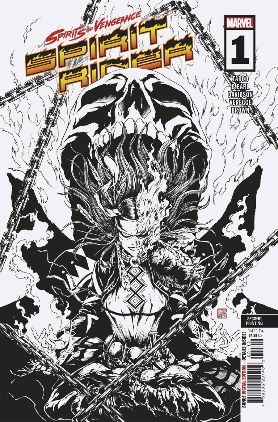 Spirits Of Vengeance Spirit Rider #1 (One Shot) Cover D 2nd Ptg Variant Cover