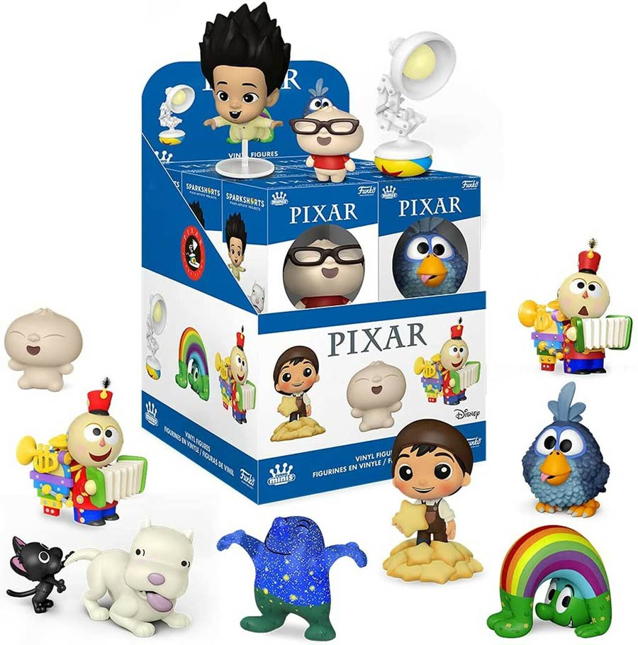 Pixar Shorts Mini Vinyl Figure 12-Piece Display