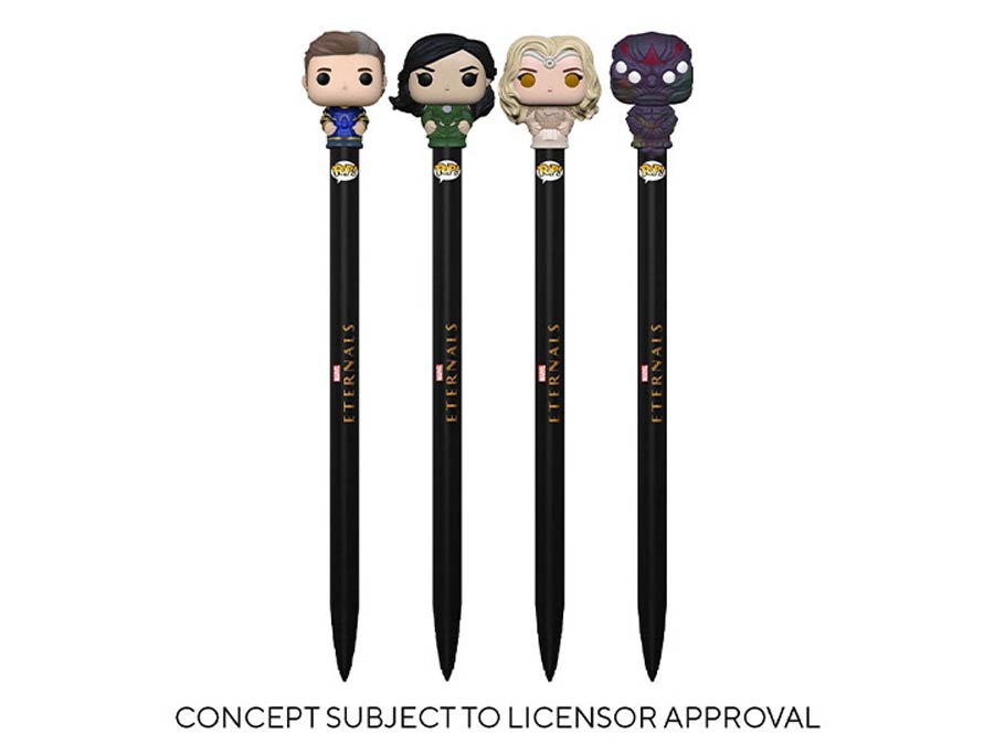 POP Marvels Eternals Pen Topper 16-Piece Display