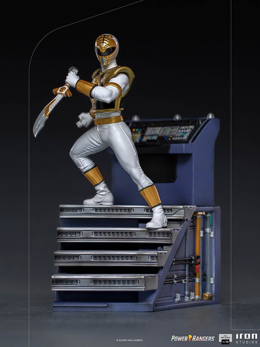 Mighty Morphin Power Rangers White Ranger 1/10 Scale Statue