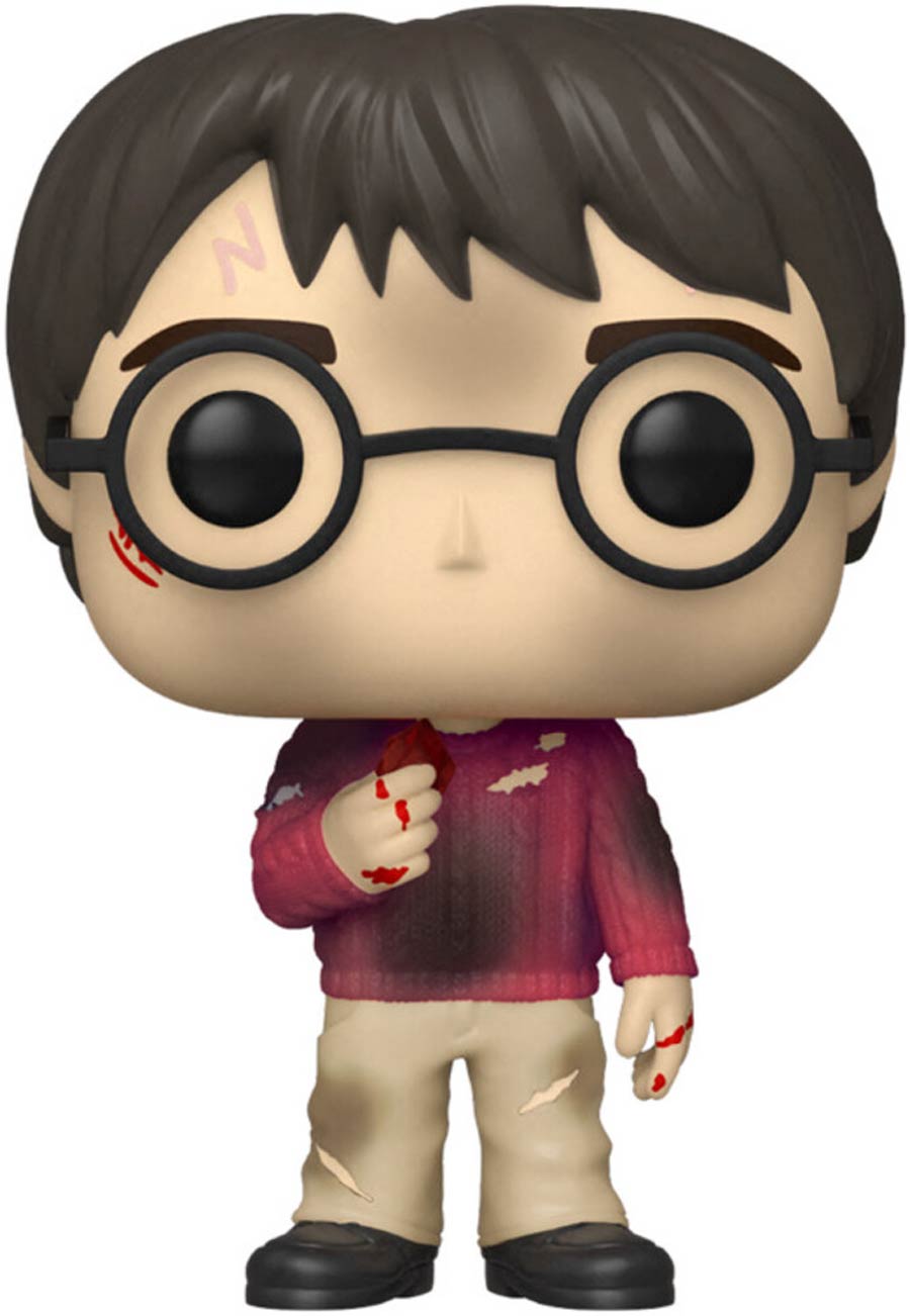 POP Harry Potter Anniversary Harry With The Stone Vinyl Figure