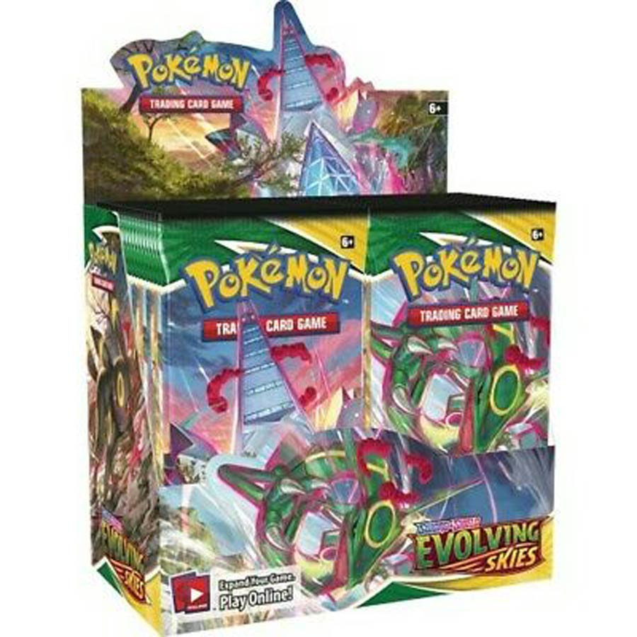 Pokemon Evolving Skies Booster Display