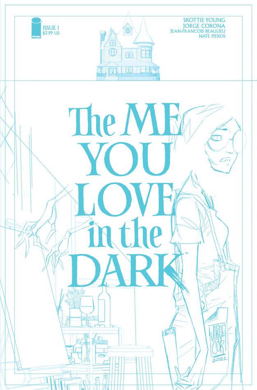 The Me You Love In The Dark #1 Cover D 2nd Ptg Incentive Jorge Corona Variant Cover