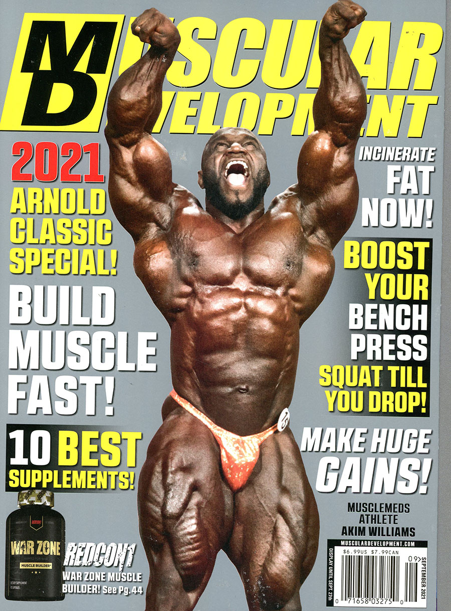 Muscular Development Magazine Vol 58 #9 September 2021