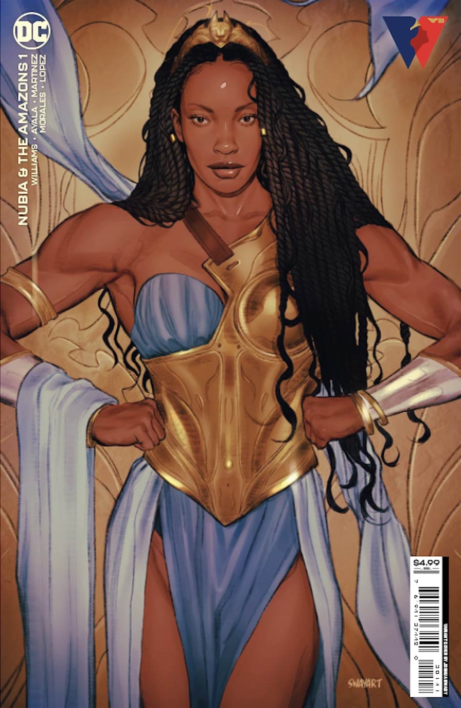 Nubia And The Amazons #1 Cover C Variant Joshua Sway Swaby Card Stock Cover