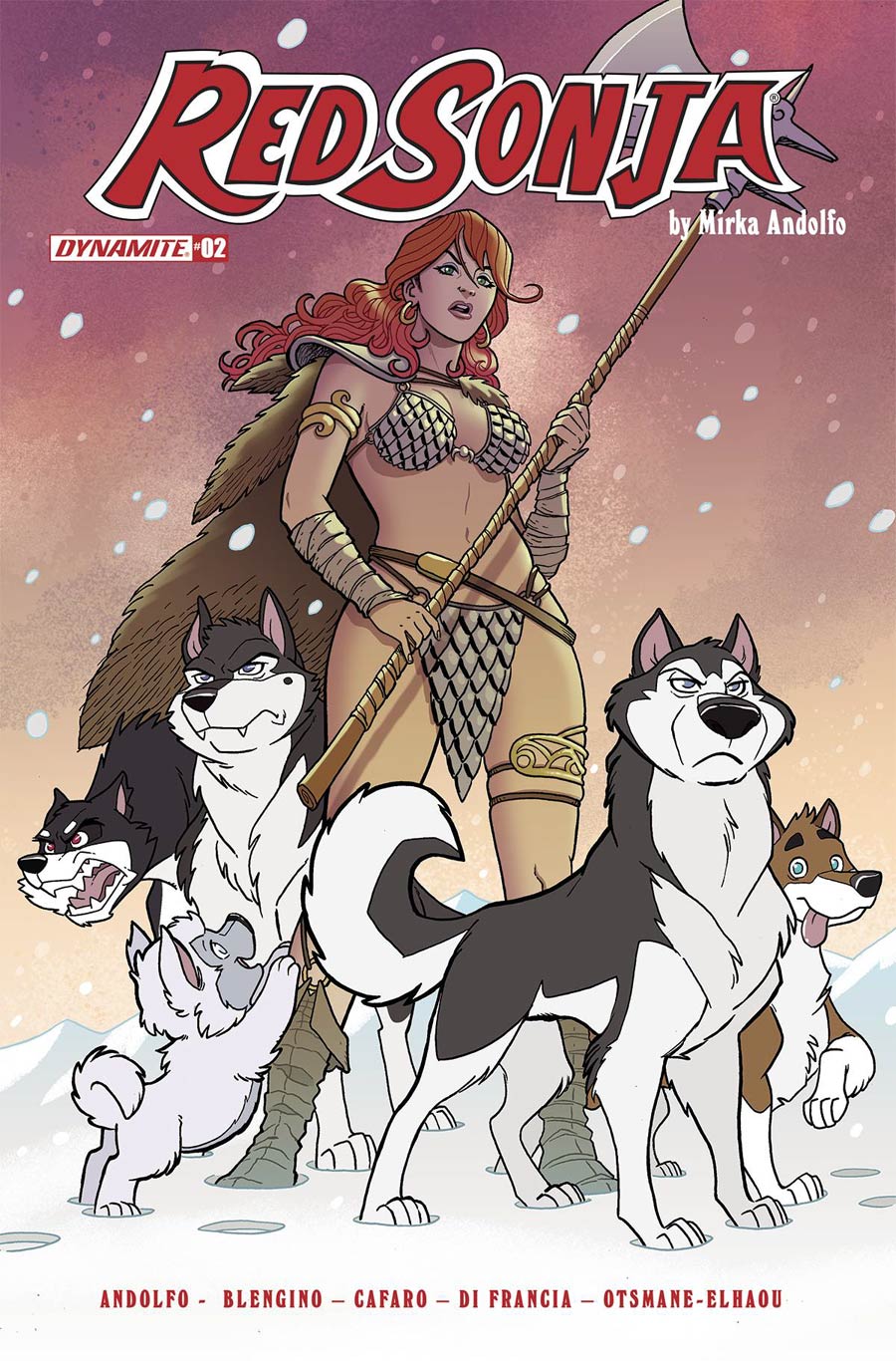 Red Sonja Vol 9 #2 Cover O Variant Tony Fleecs & Trish Forstner Cover