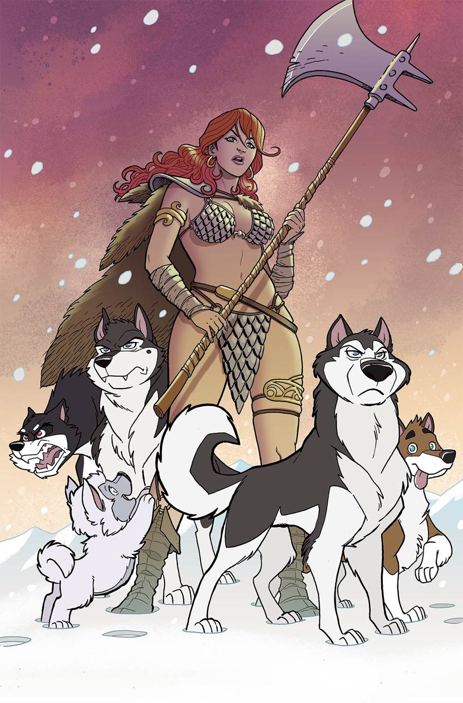 Red Sonja Vol 9 #2 Cover Q Incentive Tony Fleecs & Trish Forstner Virgin Cover