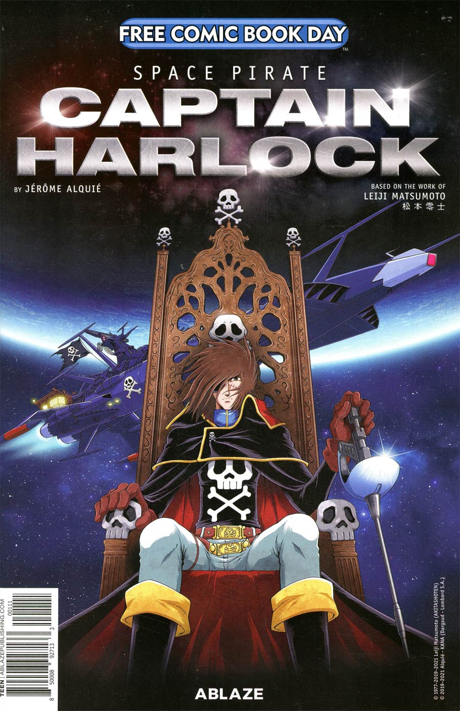 Space Pirate Captain Harlock FCBD 2021 Edition