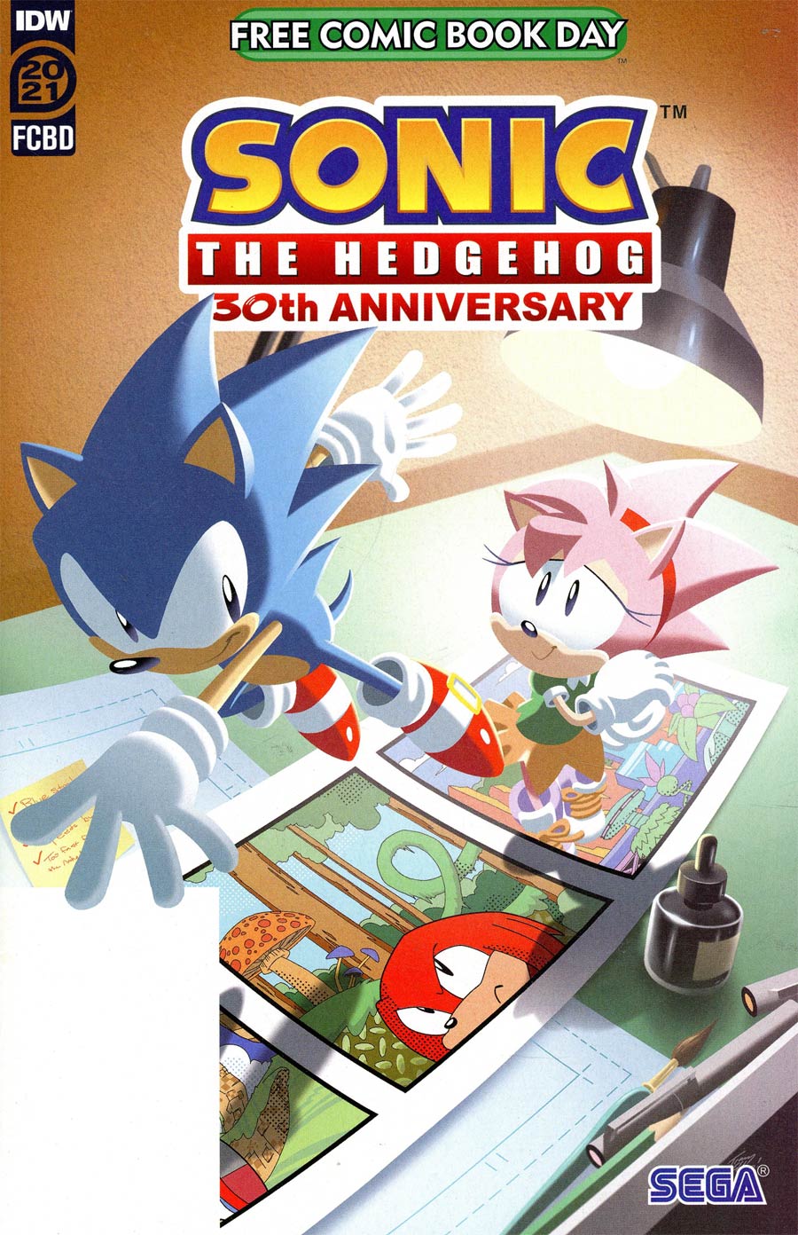 Sonic The Hedgehog 30th Anniversary FCBD 2021 Edition