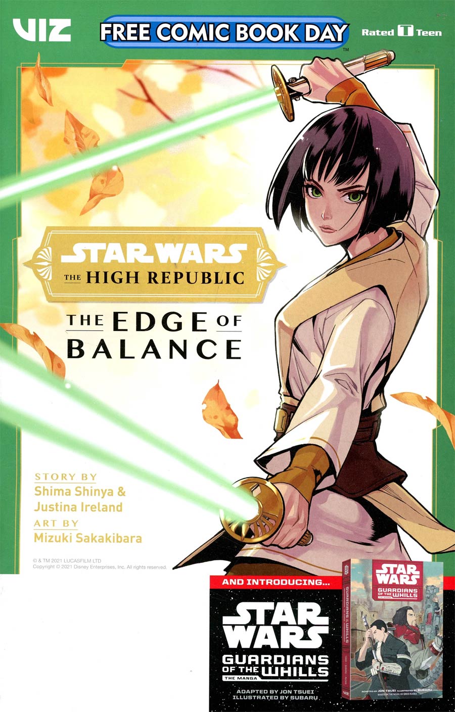 Star Wars The High Republic Edge Of Balance / Guardians Of The Whills FCBD 2021 Edition