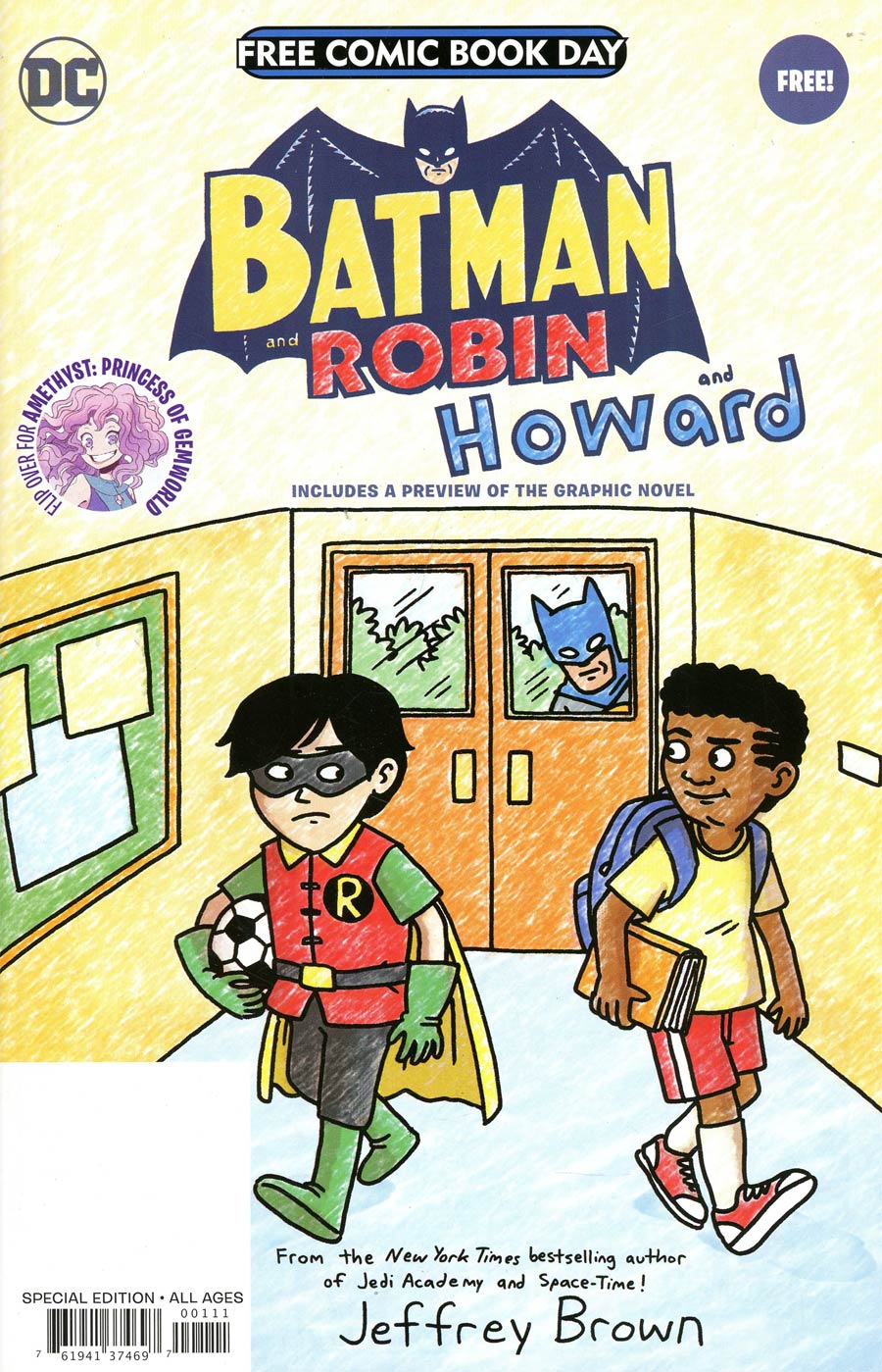 Batman And Robin And Howard / Amethyst Princess Of Gemworld Special Edition Flipbook FCBD 2021 Edition