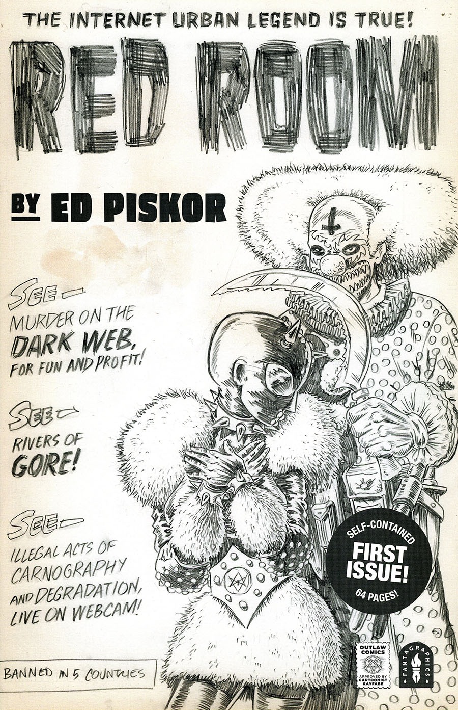 Red Room #1 Cover E 2nd Ptg Blank Cover