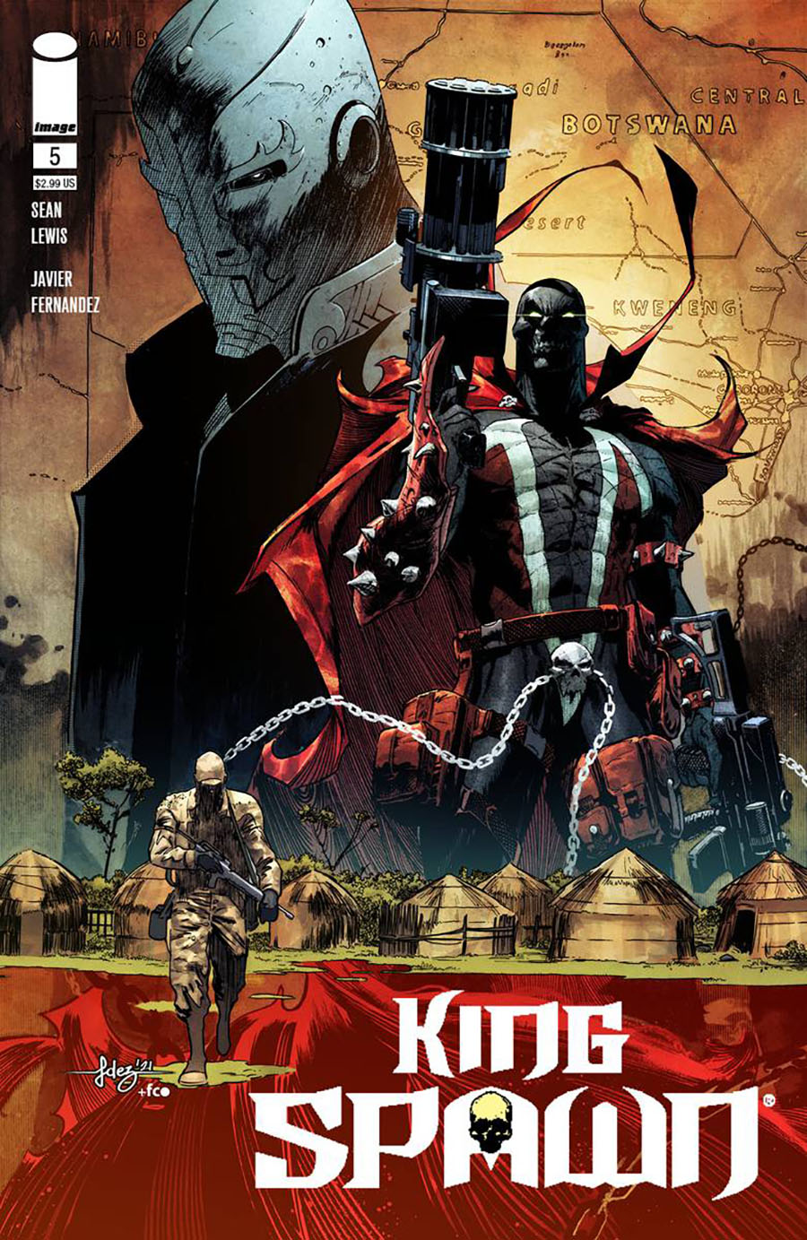 King Spawn #5 Cover B Variant Javi Fernandez Cover