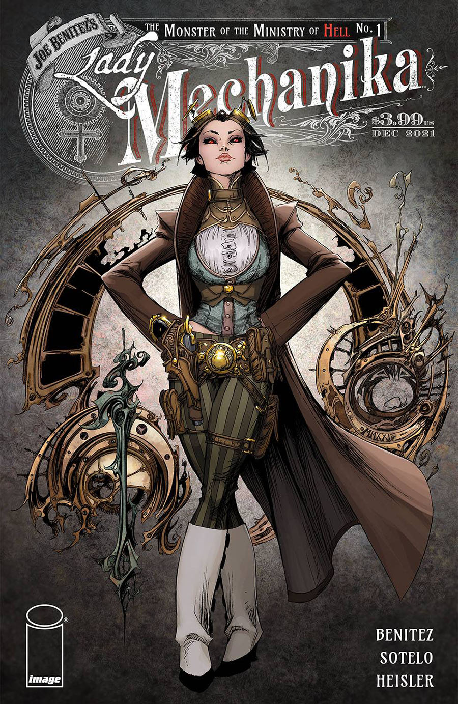 Lady Mechanika Monster Of The Ministry Of Hell #1 Cover A Regular Joe Benitez & Beth Sotelo Cover