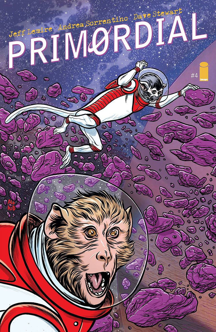 Primordial #4 Cover B Variant Mike Allred Cover