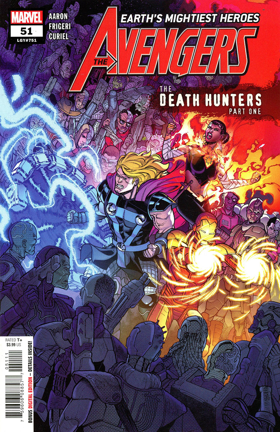 Avengers Vol 7 #51 Cover A Regular Javier Garron Cover