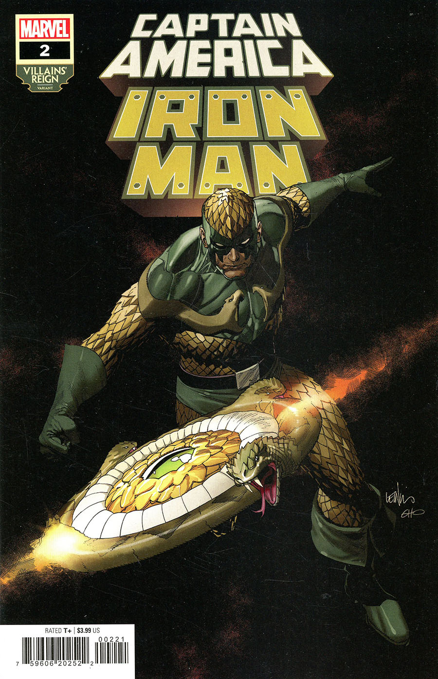 Captain America Iron Man #2 Cover B Variant Leinil Francis Yu Villains Reign Cover