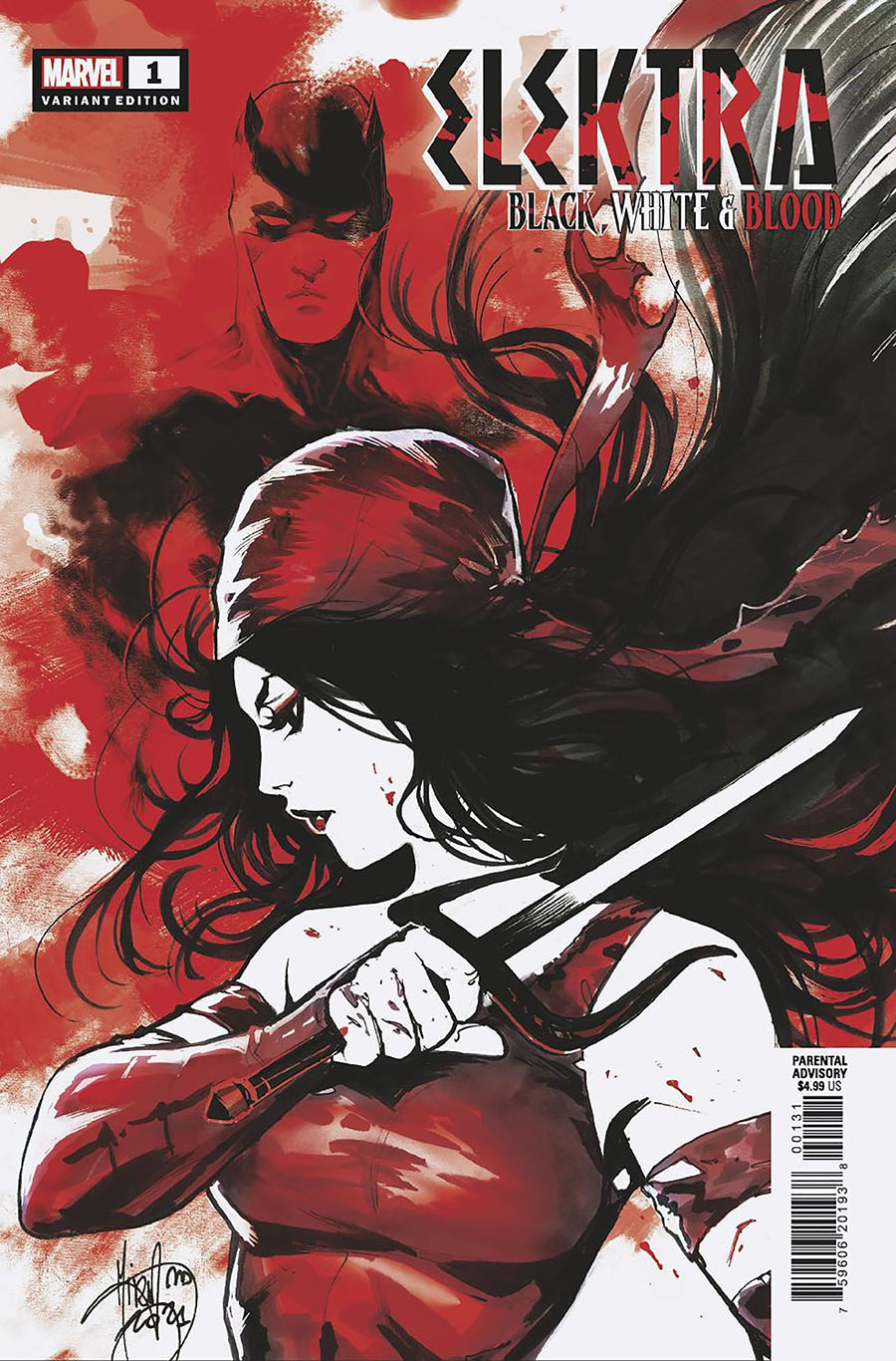 Elektra Black White & Blood #1 Cover B Variant Mirka Andolfo Cover