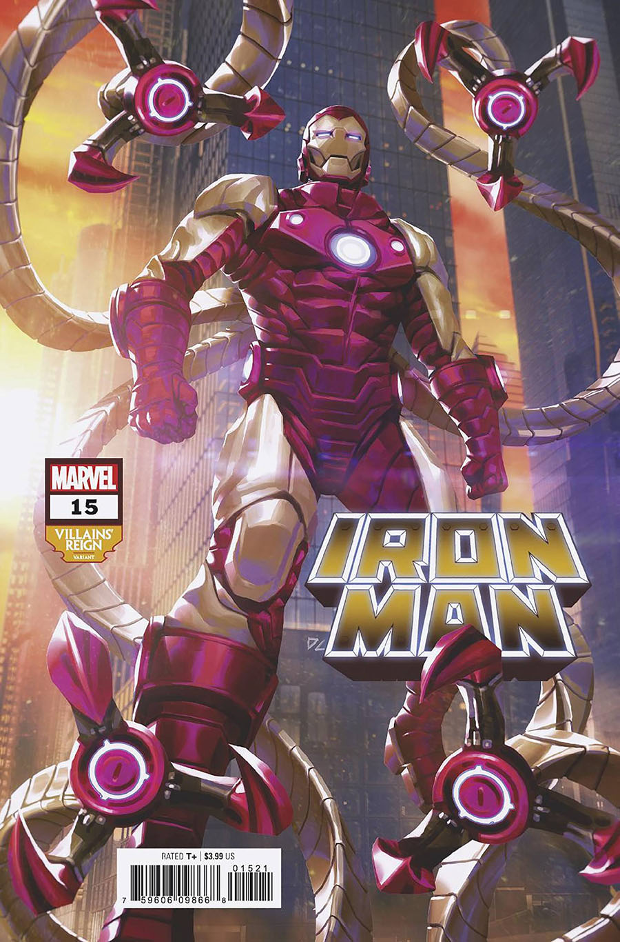 Iron Man Vol 6 #15 Cover B Variant Derrick Chew Villains Reign Cover