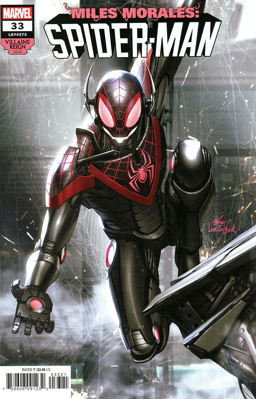 Miles Morales Spider-Man #33 Cover B Variant Inhyuk Lee Villains Reign Cover