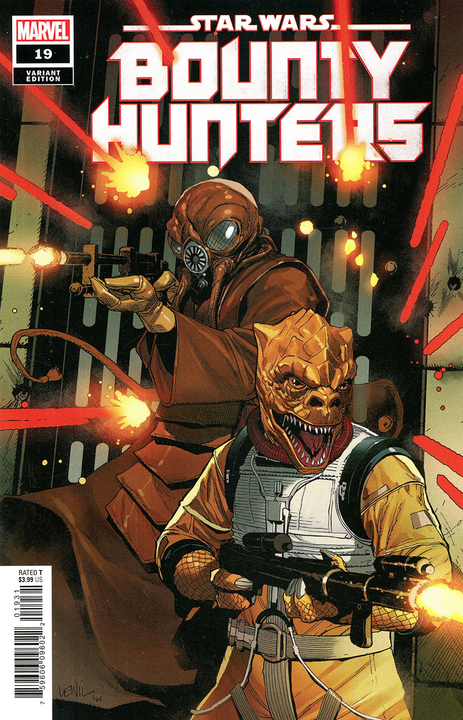 Star Wars Bounty Hunters #19 Cover C Variant Leinil Francis Yu Cover